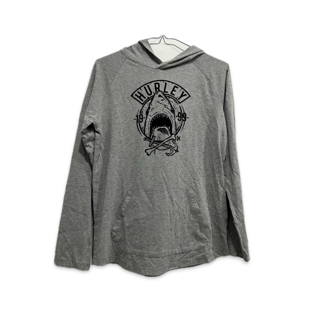Boys Hurley long sleeve hooded shirt